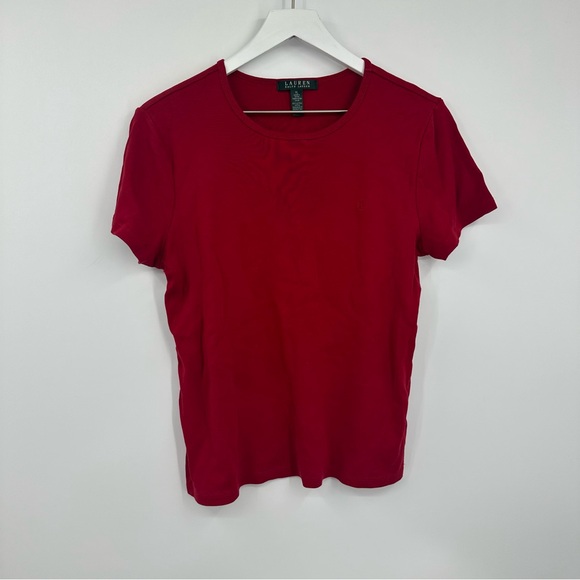 Vintage Y2K Ralph Lauren Red Baby Tee Size XL Early 2000s - Picture 3 of 6